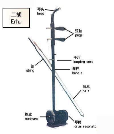 初學二胡需掌握這九大部件的原理及選材