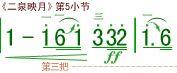 二胡回轉、小三度滑音和抹音練習