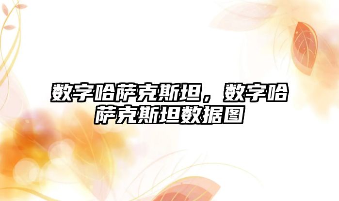 數字哈薩克斯坦，數字哈薩克斯坦數據圖