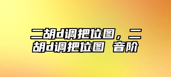 二胡d調把位圖，二胡d調把位圖 音階