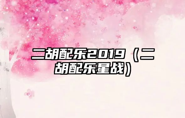 二胡配樂2019（二胡配樂星戰）