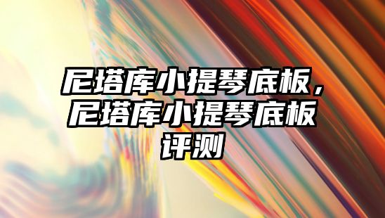 尼塔庫小提琴底板，尼塔庫小提琴底板評測