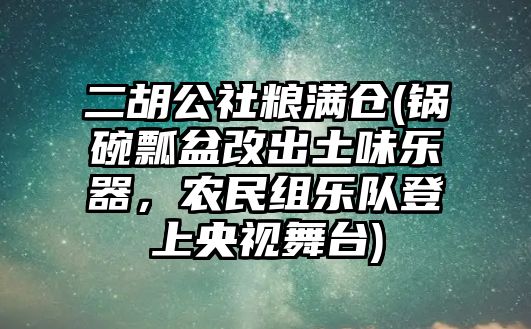 二胡公社糧滿倉(鍋碗瓢盆改出土味樂器，農(nóng)民組樂隊(duì)登上央視舞臺(tái))