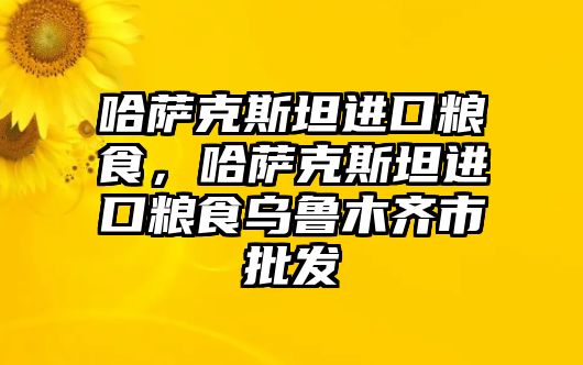 哈薩克斯坦進口糧食，哈薩克斯坦進口糧食烏魯木齊市批發