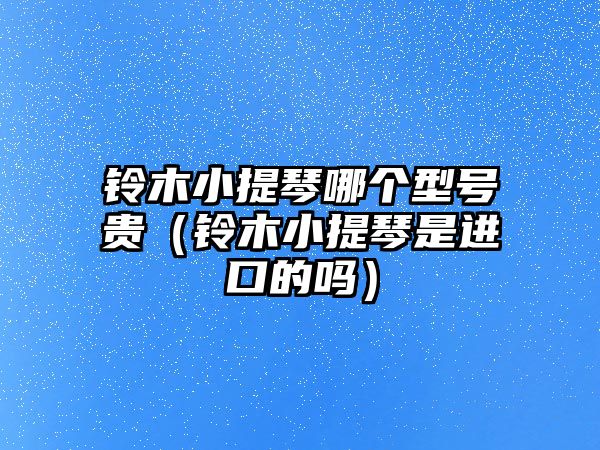 鈴木小提琴哪個型號貴（鈴木小提琴是進口的嗎）