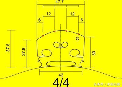 怎樣選對適合你的小提琴的琴碼，小提琴琴碼的標準尺寸及打磨