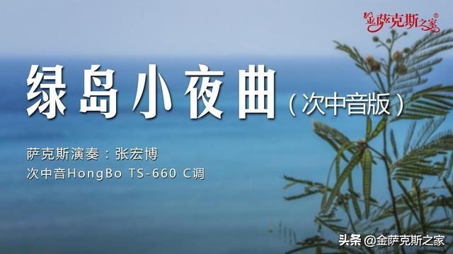 經典懷舊老歌《綠島小夜曲》次中音薩克斯 別具特色 悠揚宛轉