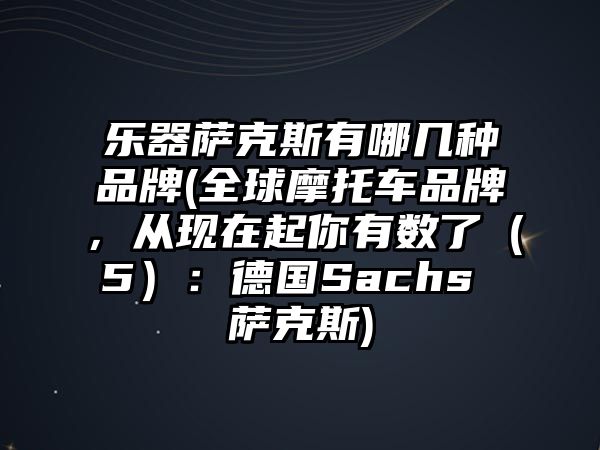 樂(lè)器薩克斯有哪幾種品牌(全球摩托車品牌，從現(xiàn)在起你有數(shù)了（5）：德國(guó)Sachs 薩克斯)