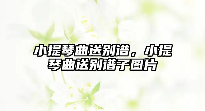 小提琴曲送別譜，小提琴曲送別譜子圖片