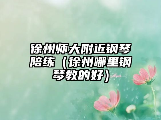 徐州師大附近鋼琴陪練（徐州哪里鋼琴教的好）