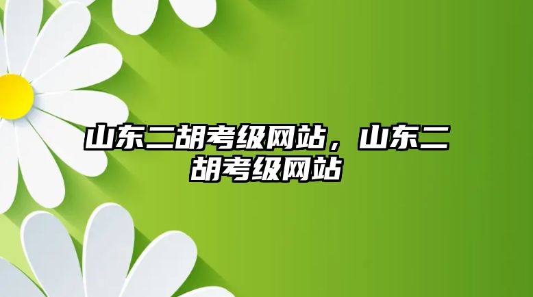 山東二胡考級網(wǎng)站，山東二胡考級網(wǎng)站