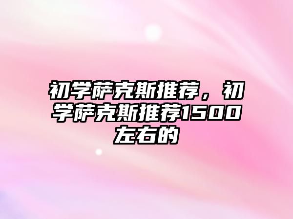 初學薩克斯推薦，初學薩克斯推薦1500左右的