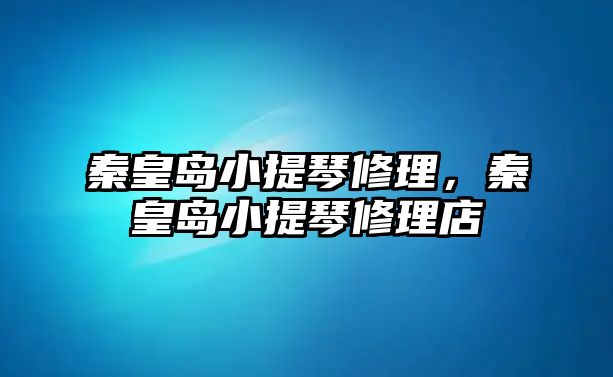 秦皇島小提琴修理，秦皇島小提琴修理店