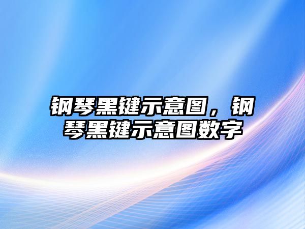 鋼琴黑鍵示意圖，鋼琴黑鍵示意圖數字