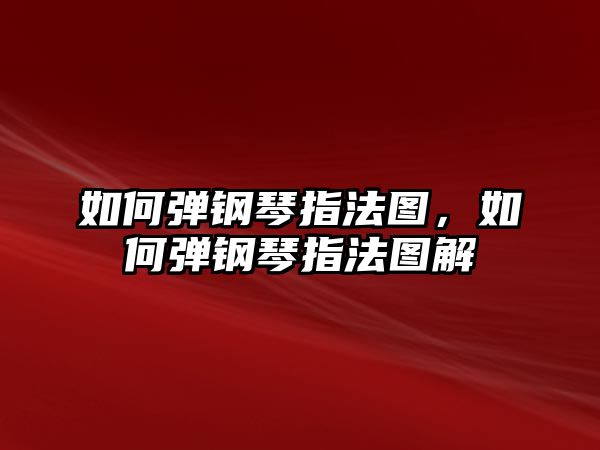 如何彈鋼琴指法圖，如何彈鋼琴指法圖解