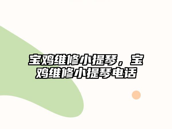 寶雞維修小提琴，寶雞維修小提琴電話