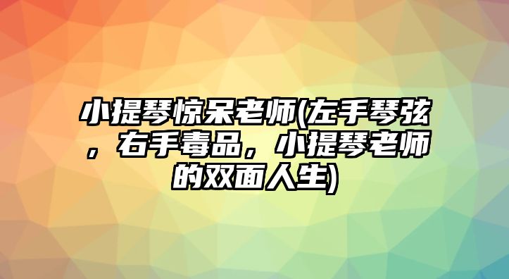 小提琴驚呆老師(左手琴弦，右手毒品，小提琴老師的雙面人生)