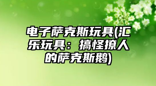 電子薩克斯玩具(匯樂玩具：搞怪撩人的薩克斯鵝)