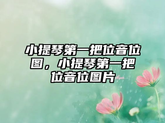 小提琴第一把位音位圖，小提琴第一把位音位圖片