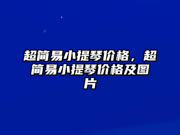 超簡易小提琴價格，超簡易小提琴價格及圖片