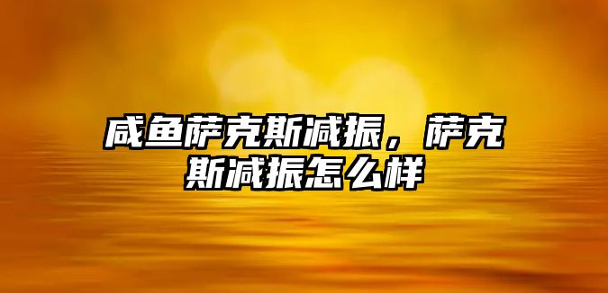 咸魚薩克斯減振，薩克斯減振怎么樣