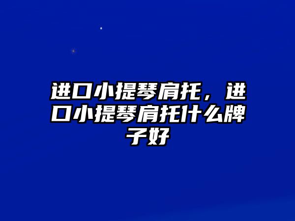 進口小提琴肩托，進口小提琴肩托什么牌子好