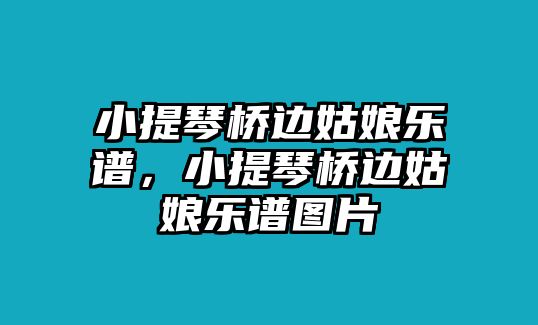 小提琴橋邊姑娘樂譜，小提琴橋邊姑娘樂譜圖片