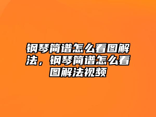 鋼琴簡譜怎么看圖解法，鋼琴簡譜怎么看圖解法視頻