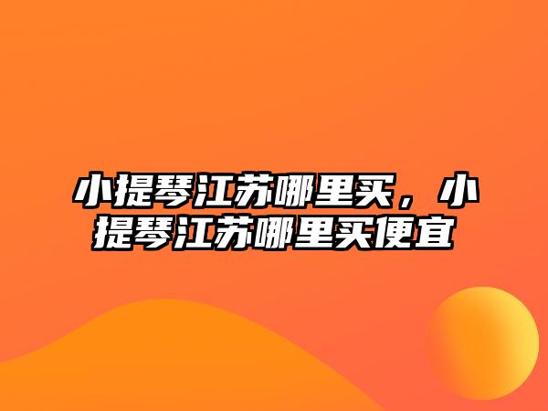 小提琴江蘇哪里買，小提琴江蘇哪里買便宜