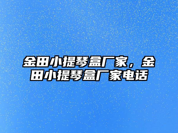 金田小提琴盒廠家，金田小提琴盒廠家電話