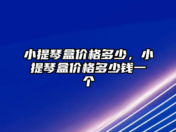 小提琴盒價(jià)格多少，小提琴盒價(jià)格多少錢一個(gè)