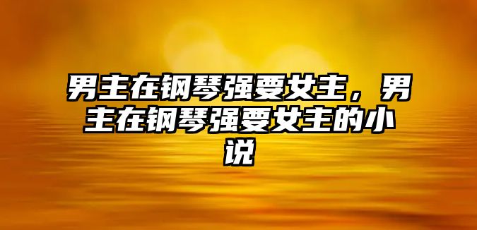 男主在鋼琴強要女主，男主在鋼琴強要女主的小說