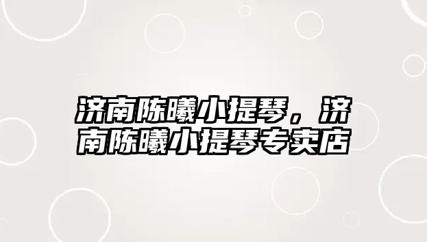 濟南陳曦小提琴，濟南陳曦小提琴專賣店