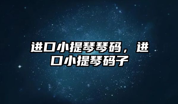 進口小提琴琴碼，進口小提琴碼子