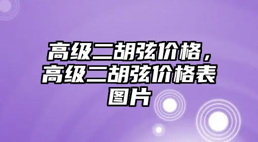 高級二胡弦價格，高級二胡弦價格表圖片