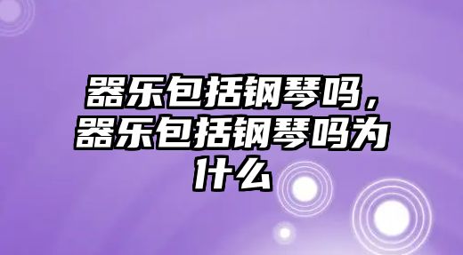 器樂(lè)包括鋼琴嗎，器樂(lè)包括鋼琴嗎為什么