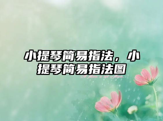 小提琴簡易指法，小提琴簡易指法圖