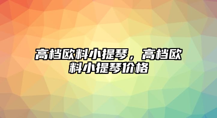 高檔歐料小提琴，高檔歐料小提琴價格