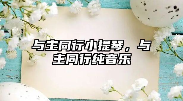 與主同行小提琴，與主同行純音樂