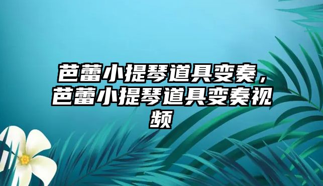 芭蕾小提琴道具變奏，芭蕾小提琴道具變奏視頻