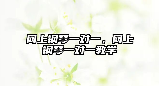 網(wǎng)上鋼琴一對(duì)一，網(wǎng)上鋼琴一對(duì)一教學(xué)